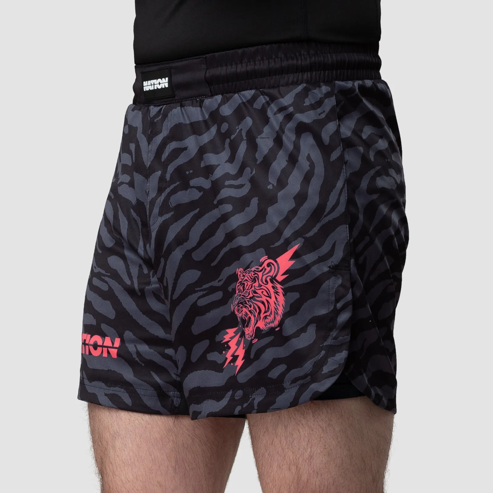 Nation Athletic "Tiger Roar" Shorts - Pink